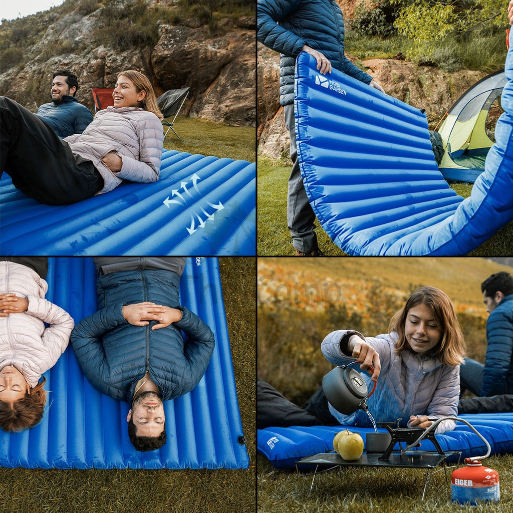 Mobi Garden Portable Air Bed Camping Mattress Tent Inflatable Single Double Outdoor Foldable Sport Family Naturehike