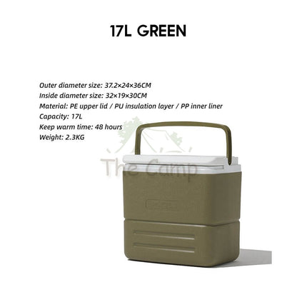 Mobi Garden Portable Cooler Box Ice Box Camping Outdoor Picnic Insulated Food Trolley Storage Box 17L 26L Freezer