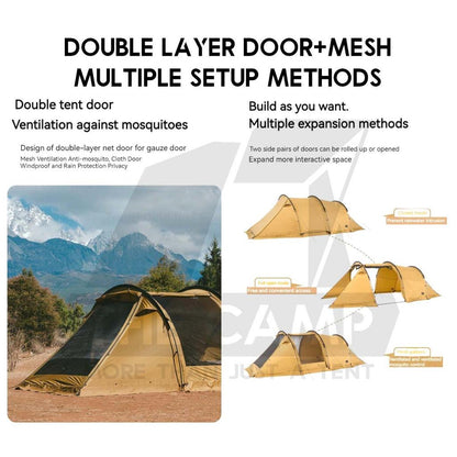 Naturehike Cloud Vessel Light Tunnel Tent Outdoor Camping Khemah Kereta CNH22ZP027