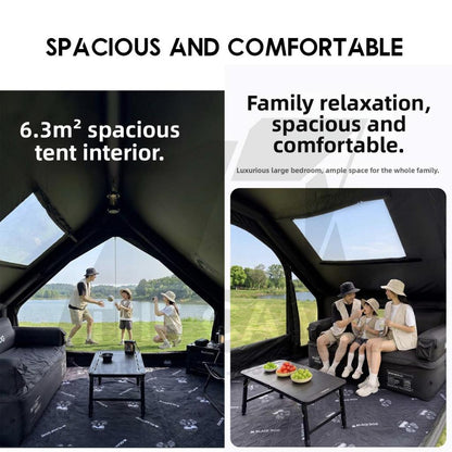 Blackdog MoonSky 6.3 Air Tent Pro / Base Double Layer PU3000mm Skyroof Inflatable Khemah Angin CBD2650WS010