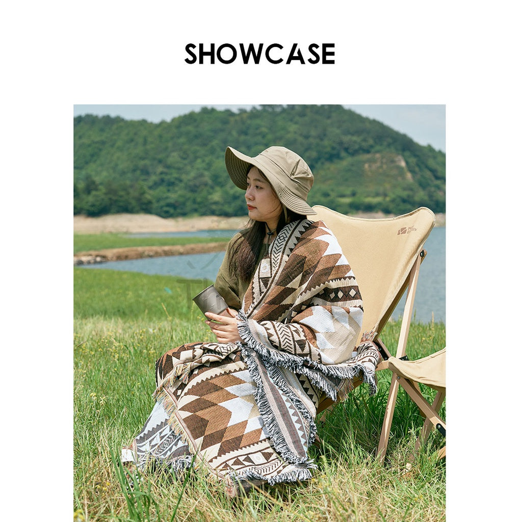 Mobi Garden Cotton Polyester Multipurpose Blanket Camping Style Bed Sheet Bedsheet Tent Peg Table Rope Bag Pole Nail