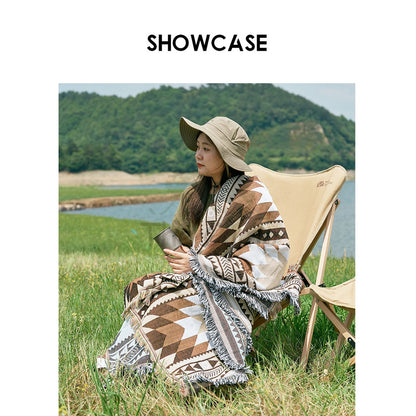 Mobi Garden Cotton Polyester Multipurpose Blanket Camping Style Bed Sheet Bedsheet Tent Peg Table Rope Bag Pole Nail