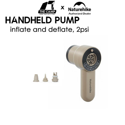 Naturehike Handheld Pump for Air Bed Mattress Tent Inflate Deflate 2psi Flysheet Dome Tarp CNK2450ZM017