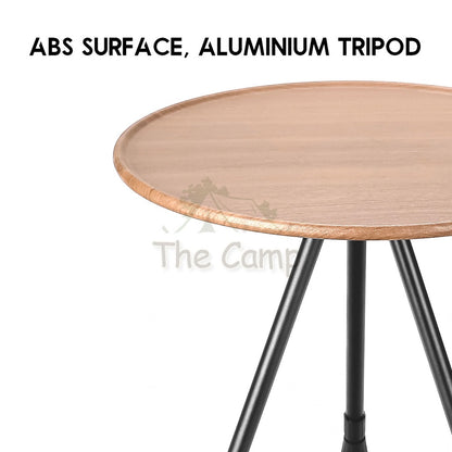 Adjustable Height Camping Small Round Table Picnic Aluminium Alloy ABS Stool Chair Tent Flysheet Tarp Pole Nail Peg Rope