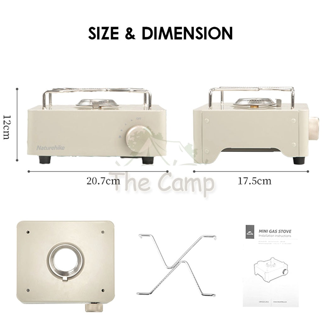 Naturehike Mini Cassette Gas Stove 2KW Portable Cartridge Burner Furnace Outdoor Camping Picnic Cookware Kovea Cube