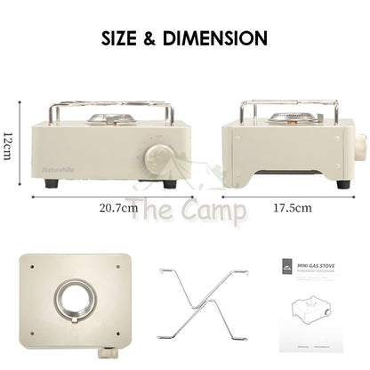 Naturehike Mini Cassette Gas Stove 2KW Portable Cartridge Burner Furnace Outdoor Camping Picnic Cookware Kovea Cube