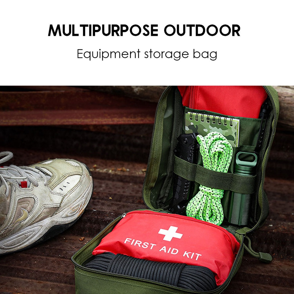 EDC Storage Bag Camping Nail First Aid Kit Multipurpose Equipment Compact Outdoor