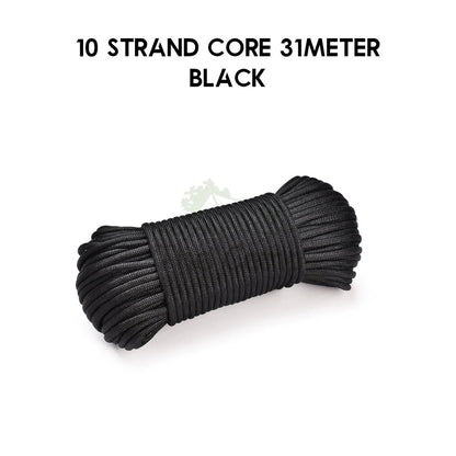 9 / 10 Strand Core 4mm 31m 100m Paracord Rope Parachute Cord Military Standard Lanyard Flysheet Tarp Tent Camping Survi