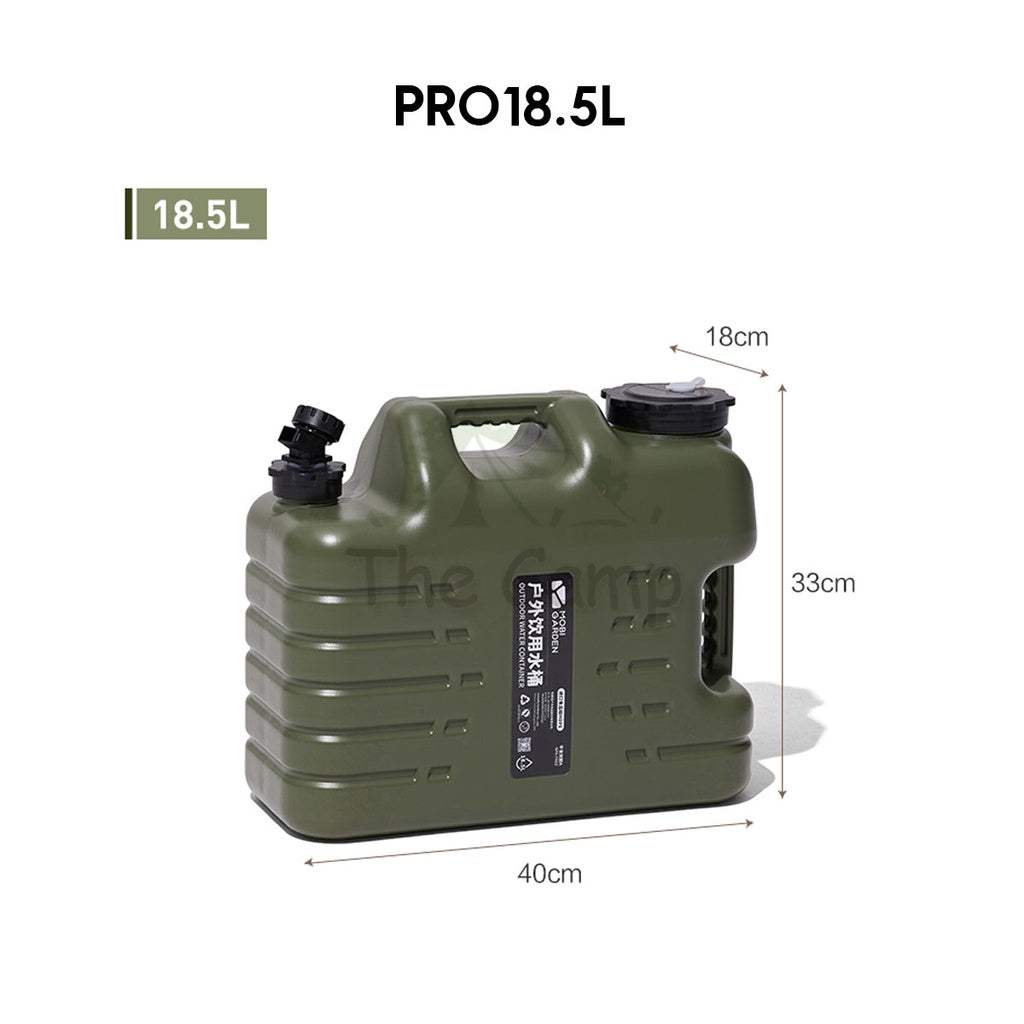 Mobi Garden Camping Portable Water Tank Container Pro 11 13 18.5 22 L Litre Water Tap Faucet Outdoor Gear PP Food Grade