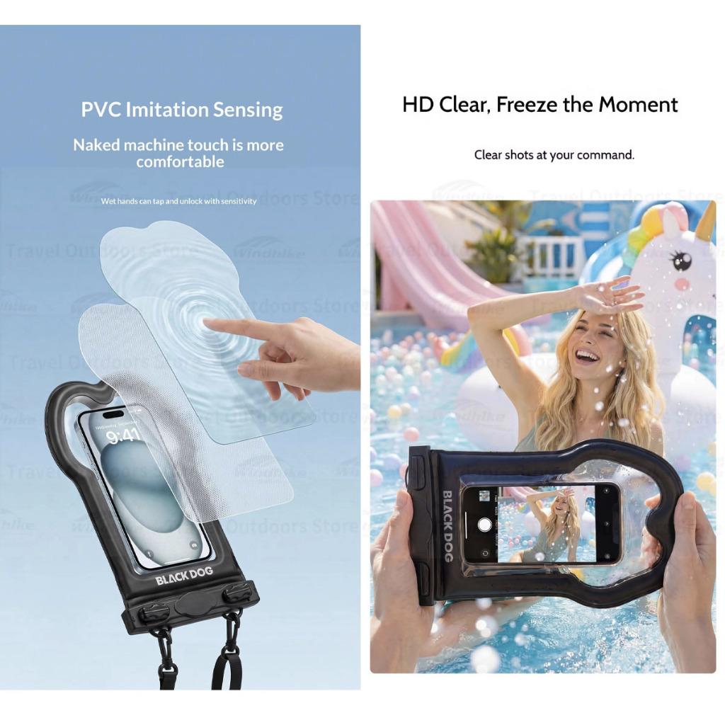 Blackdog Mobile Phone Waterproof Bag Touchable Screen Dry Bag Diving Floating 20m 50m IPX8 CBD2652006011
