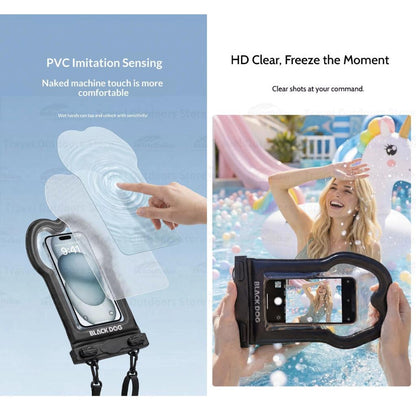 Blackdog Mobile Phone Waterproof Bag Touchable Screen Dry Bag Diving Floating 20m 50m IPX8 CBD2652006011