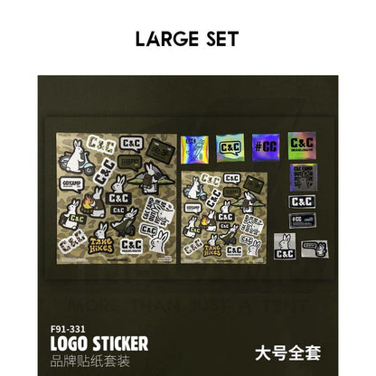 CC Brand Logo Sticker for Box Tent Cooler Box Table Laser
