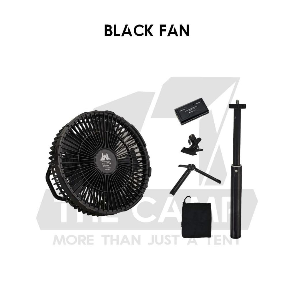Wellhike SWS Wilderness Tactical Fan 10000mah Battery Swapping Tripod Clip Turbo Outdoor Camping Kipas Angin