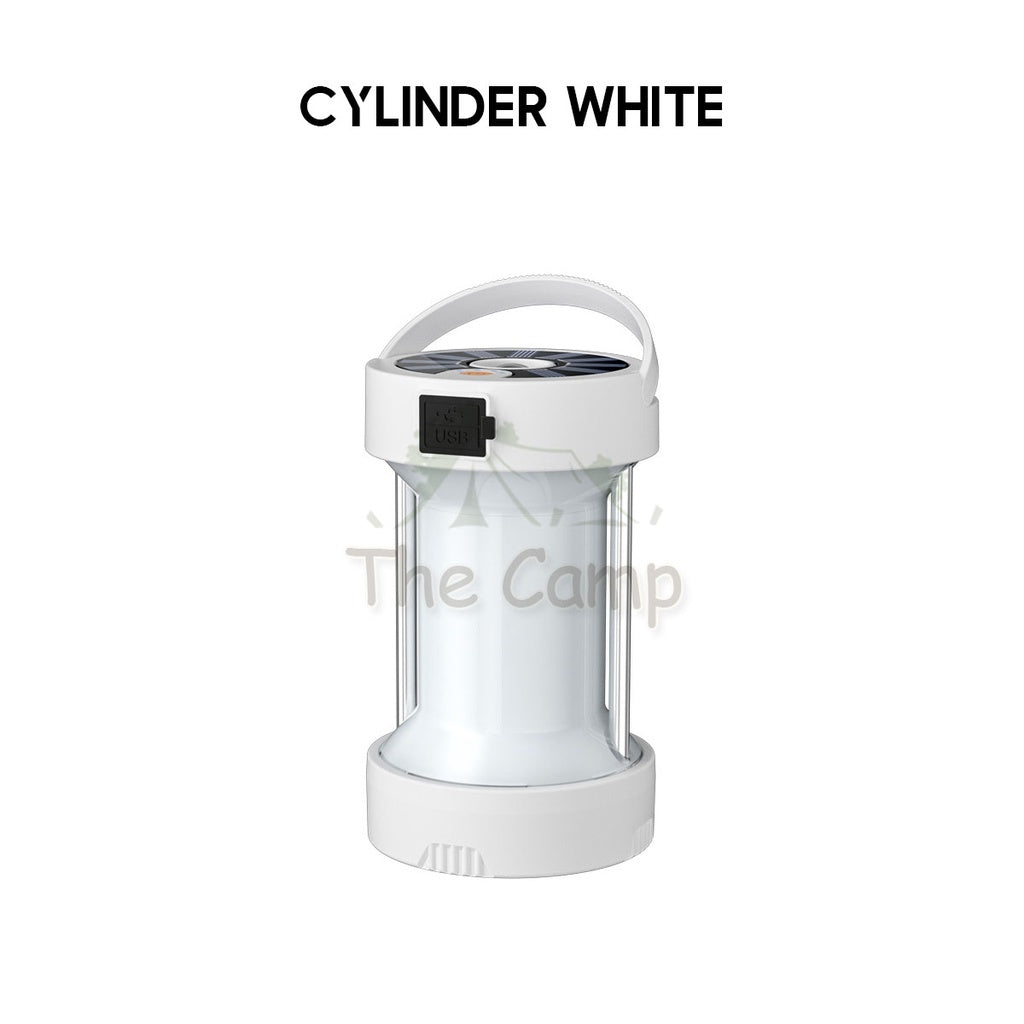 Outdoor Solar LED Lantern Light Daylight High Brightness USB Rechargeable Type C Magnet Base Camping Hiking Fishing