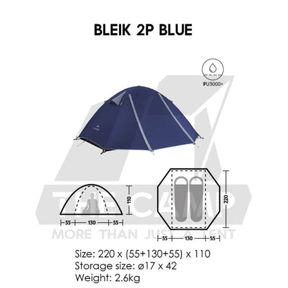 Naturehike Bleik Series Tent 2-3 Person 2pax 3pax Waterproof Ultralight Hiking UPF50 Outdoor Camping Khemah CNK2550WS038