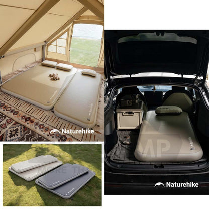 Naturehike Drop Stitch Air Bed Mattress 10cm with Electric Pump Joinable Silent Tilam Outdoor Camping CNK2550WS039