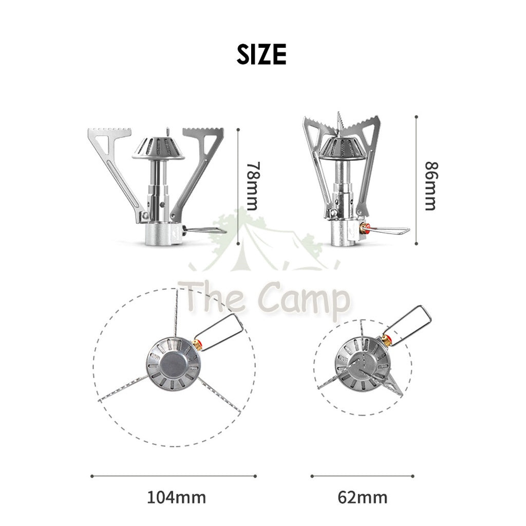 Naturehike Ultralight Mini Foldable Stove Head Portable Outdoor All In One Gas Stove Burner Camping Cooking