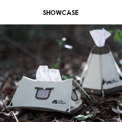 Mobi Garden Tissue Box Cotton Waterproof Exquisite Shape Tent Paper Roll Camping Picnic Hiking Cute Design Naturehike