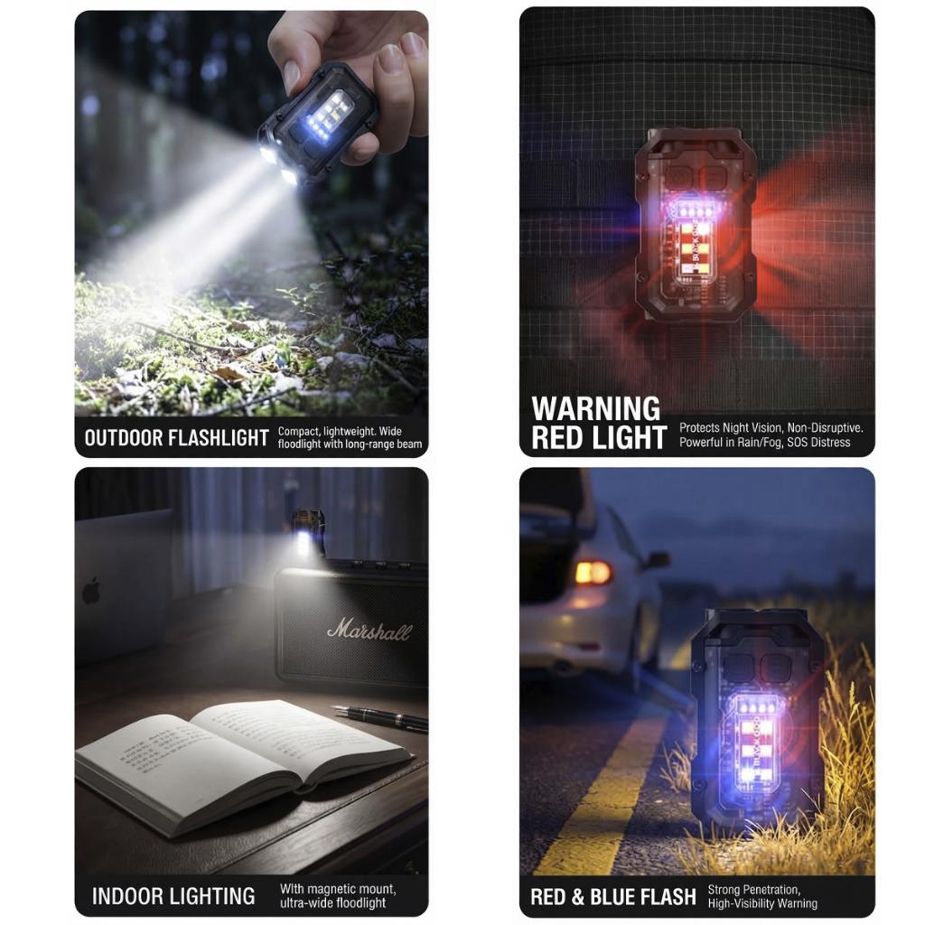 Blackdog ZM012 Mini Torch Light EDC LED Flash Outdoor Camping Lamp Lantern Lampu CBD2650ZM012