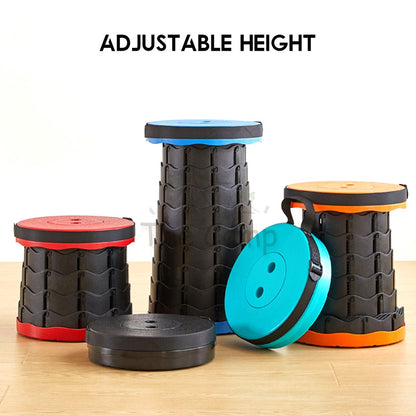 Heavy Duty Telescopic Portable Stool Camping Chair Lightweight Retractable Collapsible Folding Foldable Fishing Outdoor