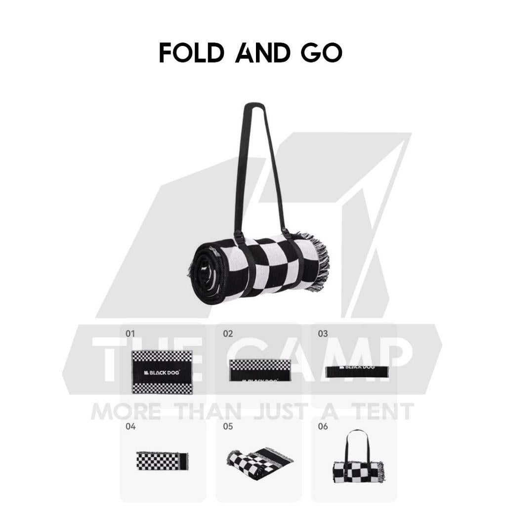 Blackdog Woven Blanket Carpet Mat Double Face Sided Multipurpose Tassel  Washable Camping Outdoor CBD2300DZ013