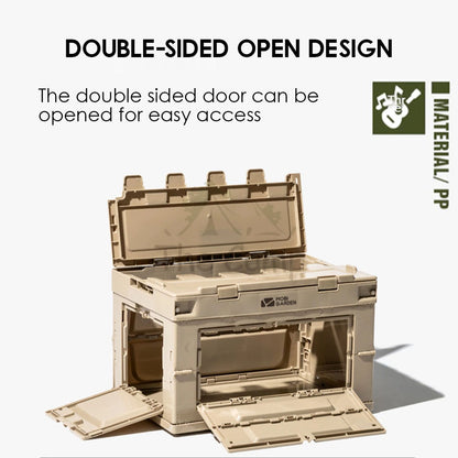 Mobi Garden Camping Folding Storage Box Stackable Outdoor Sport Family Recreation Naturehike Hiking Equipment Gear