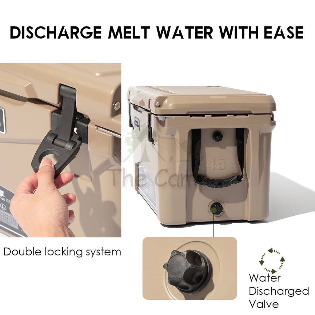 Mobi Garden Portable Extreme Cooler Box Ice Box Camping Outdoor Picnic Refrigerator Storage Box 19L 43L Freezer