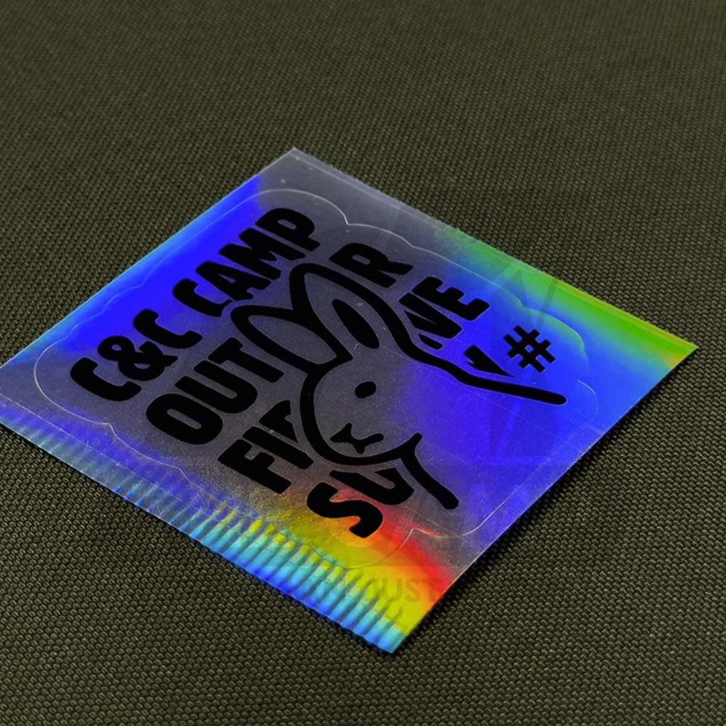 CC Brand Logo Sticker for Box Tent Cooler Box Table Laser