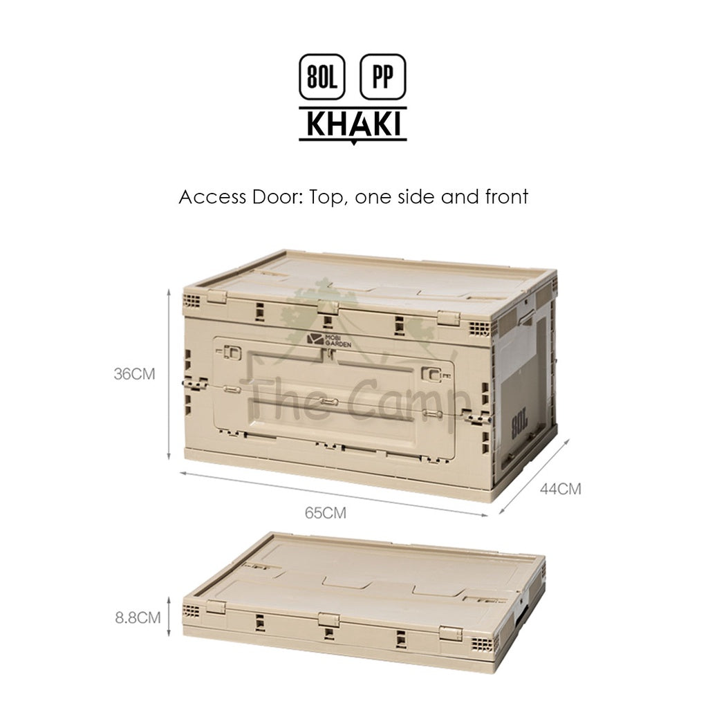 Mobi Garden Camping Folding Storage Box Stackable Outdoor Sport Family Recreation Naturehike Hiking Equipment Gear