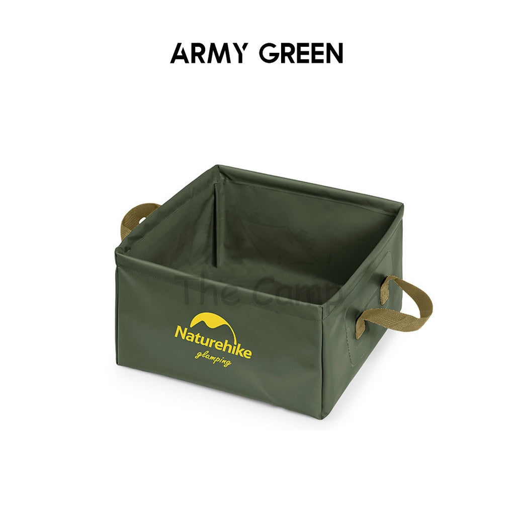 Naturehike Camping Foldable Water Bucket Portable Waterproof Square 13 L Litre Outdoor Gear Equipment Mobi Garden