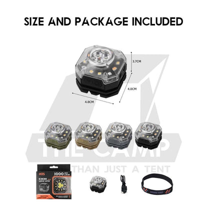 Shinetrip Multipurpose Light LED Headlamp Head Light Hanging Magnet Hook Clip Outdoor Camping Running Hiking A604