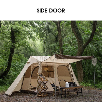 Naturehike Village 5 Upgraded Version Snow Skirt Automatic Camping Tent Large Chair Flysheet Table Tarp Peg Nail Pole