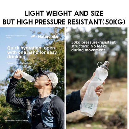 Naturehike Yunquan TPU Water Bottle Foldable Drinking Bag Bucket Hiking Cycling Outdoor Camping Beg Air CNK2650CF013