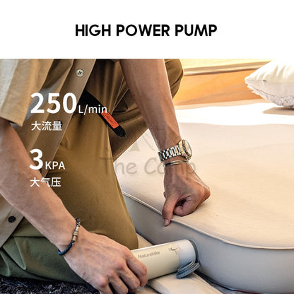 Naturehike Car Vacuum Cleaner Air Pump Light Power Bank Inflate or Deflate Multipurpose Multifunctional Tent Flysheet LE