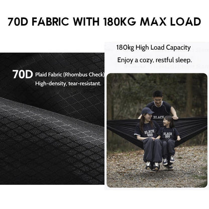 Blackdog Ultralight Hammock Double Size Anti Roll Design Adjustable Strap Outdoor Camping Buaian Gantung CBD2550WS071