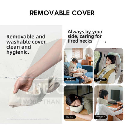 Naturehike Memory Foam Pillow Cooling Air Neck Travel Support Bantal Leher Kereta Bantal Travel U Shape CNK2450WS019