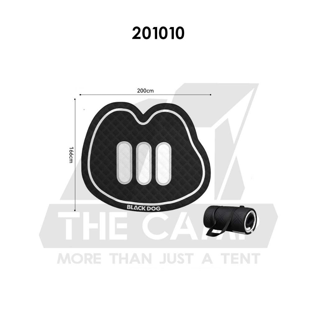 Blackdog Ultrasonic Carpet Picnic Mat Black Doggy Cute Portable Waterproof Outdoor CBD2650WS020 CBD2650201010
