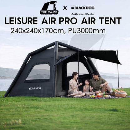 Blackdog Blackdog Leisure AIR PRO Upgraded Air Tent Double Layer PU3000mm Inflatable Khemah Angin CBD2550WS051