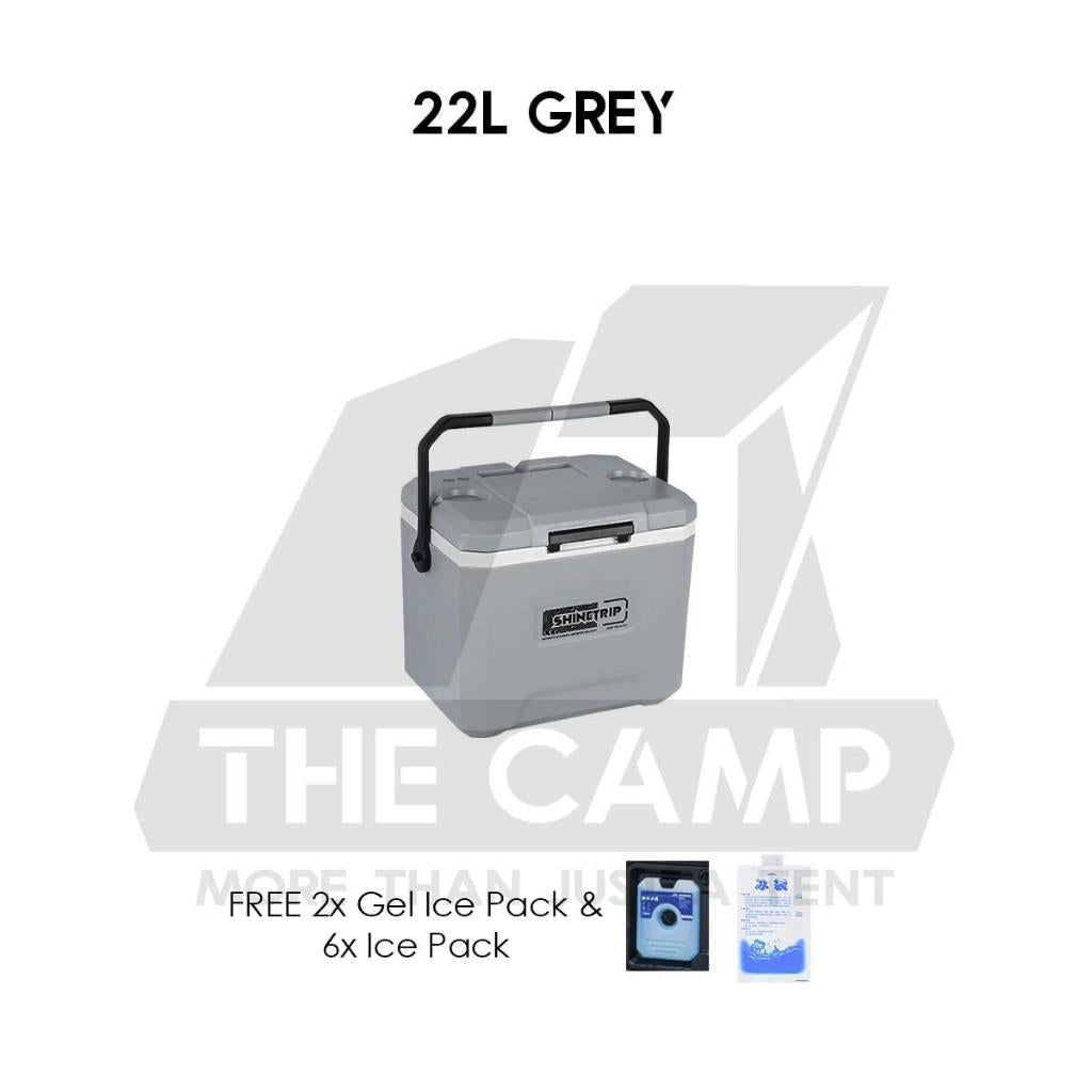 Shinetrip Cooler Box Portable Ice Box 16L 22L Spring Locking 72 hours Cooling Outdoor Camping Peti Ais A608
