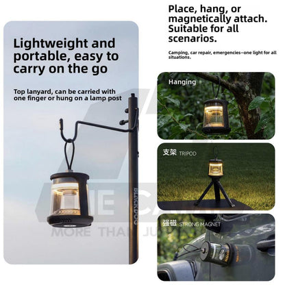 Blackdog Bluetooth Speaker Light ZM046 Multipurpose Rechargeable Lamp Outdoor Camping Lampu Terang CBD2550ZM046