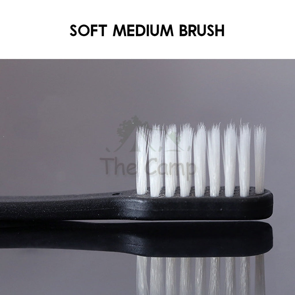 Luxury Elegant Disposable Toothbrush Set Dental Kit with Toothpaste Premium Set For Airbnb Hotel Camping Rose Gold Black