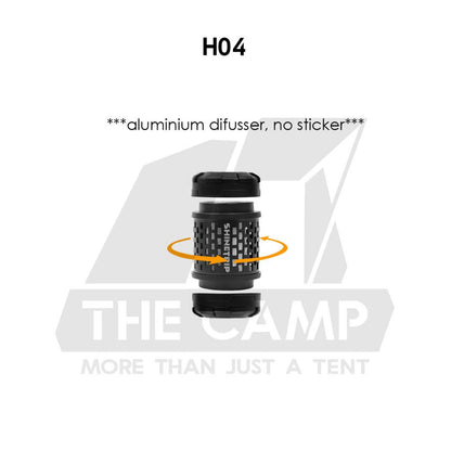 Shinetrip 19 Tornado Light Rotating Lamp Outdoor Camping Tactical Style Free Sticker Tripod Magnet Hanging Lanyard Strap