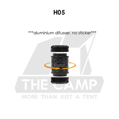 Shinetrip 19 Tornado Light Rotating Lamp Outdoor Camping Tactical Style Free Sticker Tripod Magnet Hanging Lanyard Strap