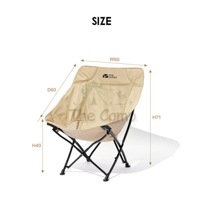 Mobi Garden Folding Chair Outdoor Portable Foldable Camping Moon Chair Aluminium Alloy Lightweight NX22665001 Naturehike