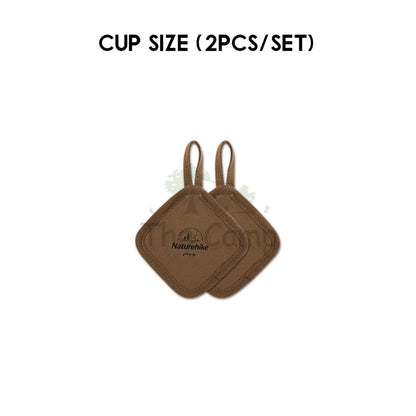 Naturehike Luxury Canvas Tableware Heat Insulation Pad Waterproof Portable Camping Table Pad NH21PS004