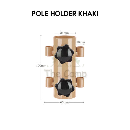 Camping Tent Steel Nail Peg and Pole Holder for Flysheet Tarp 20cm 30cm 35cm 40cm Awning Canopy Support Anchor