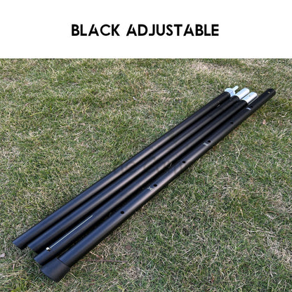 Camping Flysheet Tarp Pole 32mm Heavy Duty Fixed Rod Tent Aluminium Long 2.8m Stand Awning Canvas Canopy Tiang