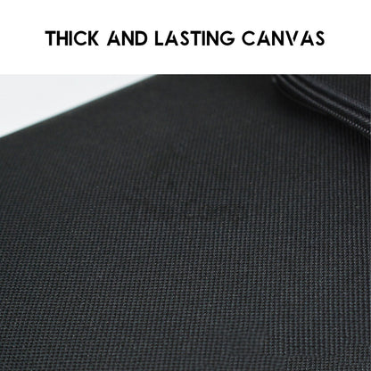 Camping Waterproof Storage Bag 50L 38L Big and Medium Size Black Outdoor Thick Canvas Beg Tool Cookware Equipments