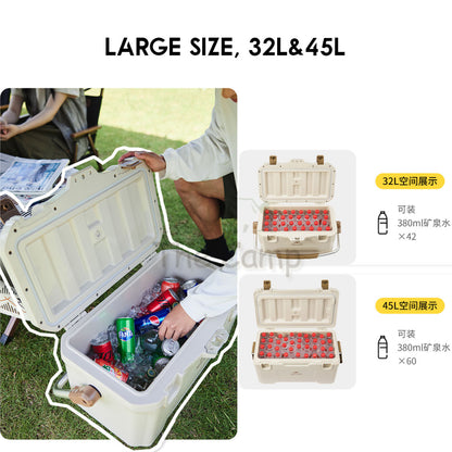 Naturehike Portable LX Cooler Box Ice Box Camping Outdoor Picnic Refrigerator 72 hours  32L 45L Freezer CNH22CJ10001