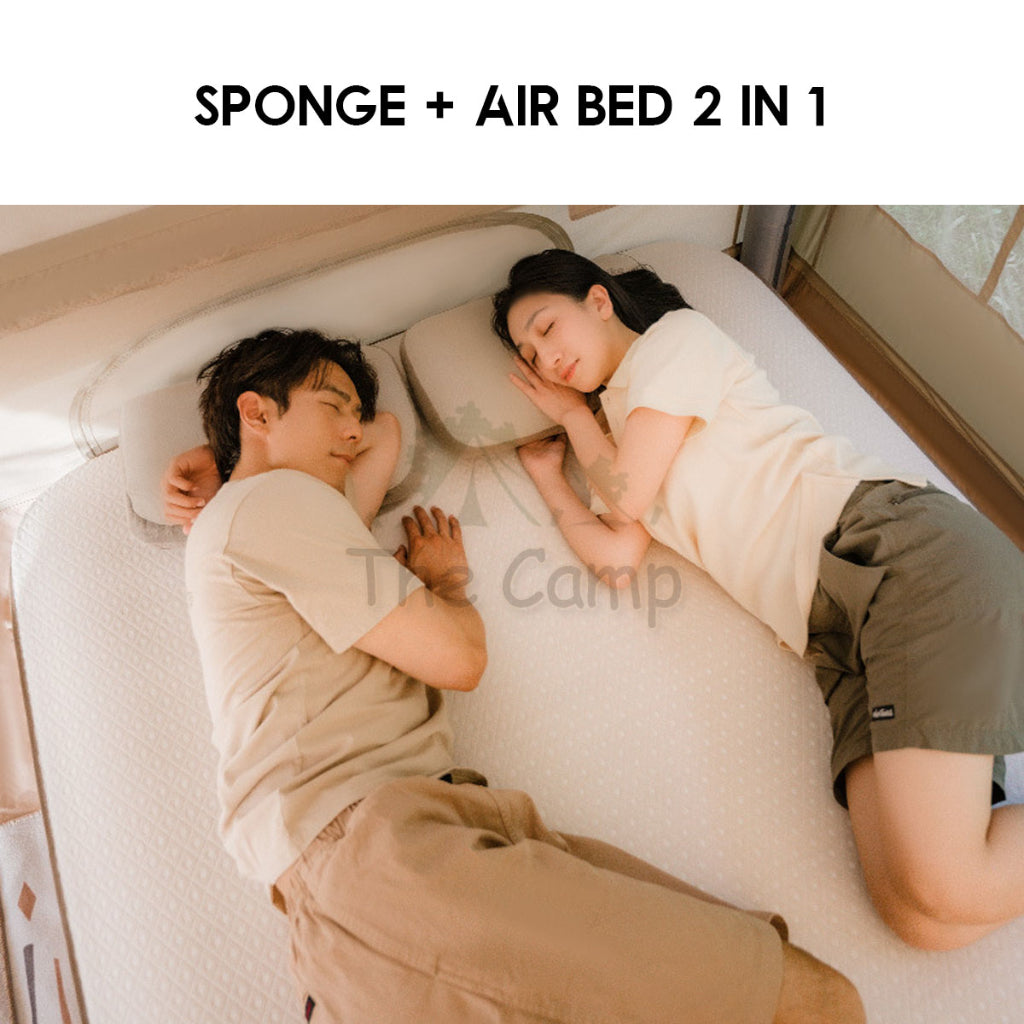 Naturehike Ultimate Sponge Air Bed 2in1 30cm with Pump Camping Inflation Mattress Inflatable Tent Tilam CNH22DZ026